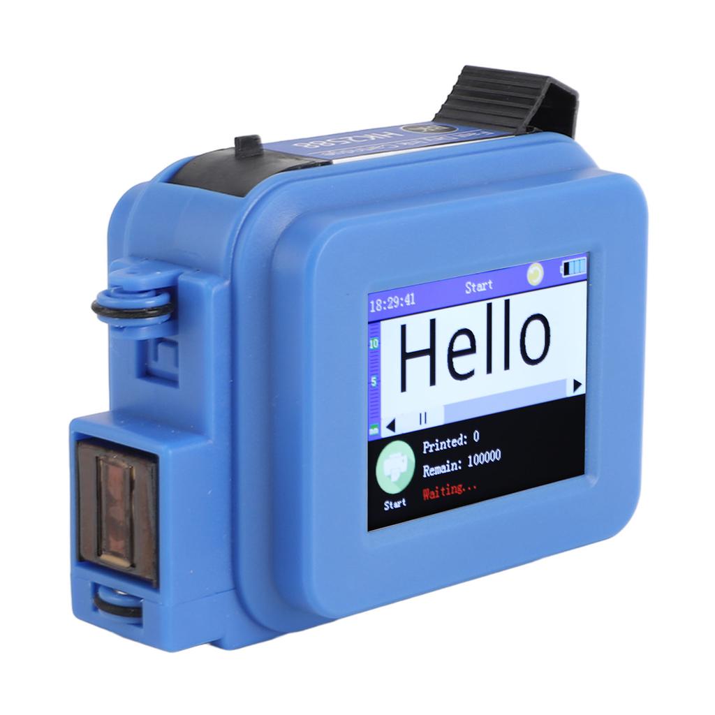 Pocket Inkjet Printer Adjustable Printing Height 0.1? 0.5in/1in Touch Screen Handheld Inkjet Coder