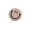 Smiling Face Round Mat Woven Ramie Placemats Anti Slip Dining Table Mats Non-Slip Tableware Bowl Pads Kitchen Drink Cup Coasters
