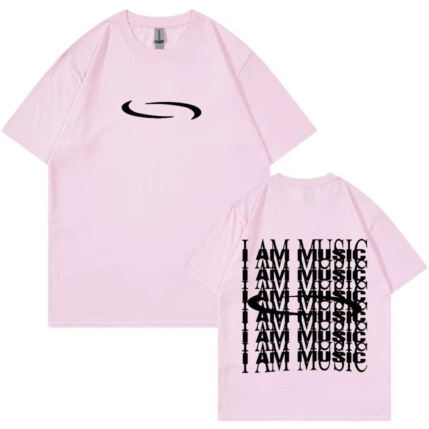 Playboi Carti I AM MUSIC Logotyp T-shirt Opium Ken Carson Narcissist Tour Rap 2025 Sommar Män Kvinnor Toppar Casual Oversized T-shirts