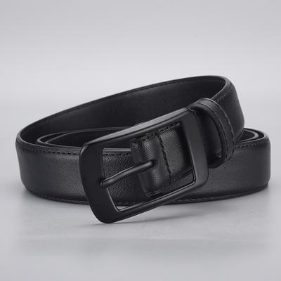New Women's Genuine Leather Belt - Premium, Minimalist, and Versatile Alloy Buckle Waist Belt