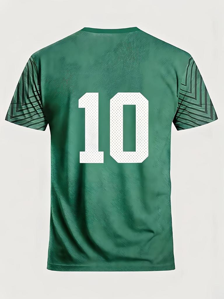 2026 New Men's Mexican Football Style Theme T-Shirt Vibrant Cultural Design Casual Top for Fans