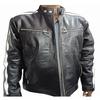 Men's Biker Jacket,Motorcycle Jacket, Bomber Style Jacket, Zipper Jacket, Black & White Leather Jacket, Moto Style Slim Fit Jacket, Gift For Men