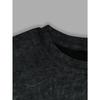 European sizes Men's T-Shirt - Sleeved T-Shirt with Five-Pointed Star Print, Loose And Crew Neck Top. Retro Washed Short-Sleeved T-Shirt