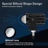 For Auxiliary Spotlight Lamp Moto Fog Light Accessories Motorcycle Mini Driving Light Headlight Universal Dual Color ATV Scooter