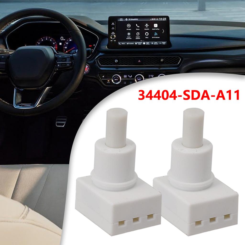 Lamp Switch Button Push Button 34404-SDA-A11 Brand New Standard 2pcs/set High Reliability Interior Design 1 Pair