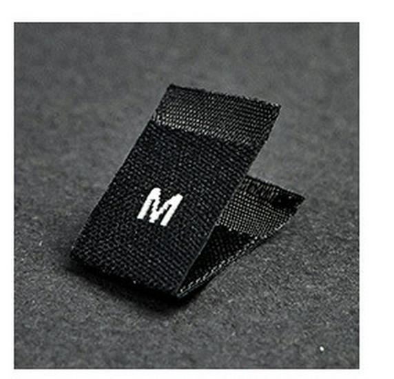 Free Shipping Woven Label: One Size Embroidered Clothing Tag & Sticker
