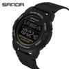 Sanda Men's Waterproof Sport Quartz Watch - Multifunctional & Hot-Selling
