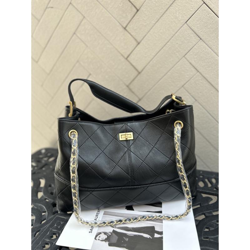 Suede Brown Bag Tote Bag Women's Large-capacity New Chain Bag Retro Armpit Bag