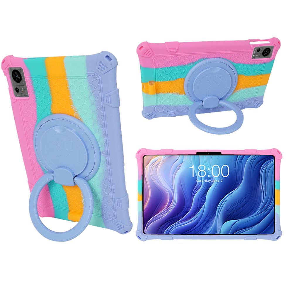 360 Grad Drehbar Weiche Silikonhülle Für Teclast T60 12 Zoll 2025 Vollkörperschutz Stoßfest Ständer Tablet-Hülle