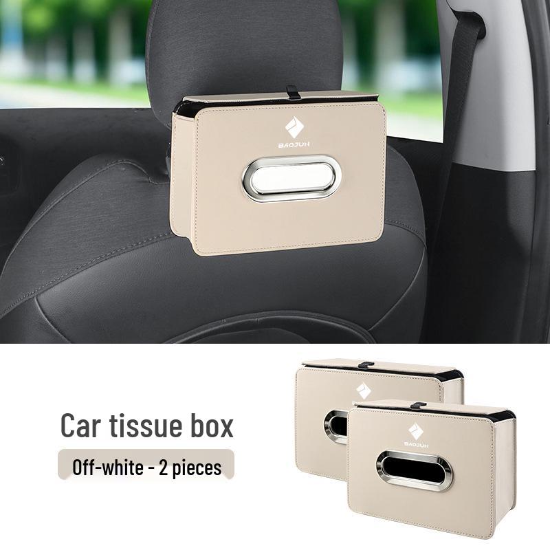 Baojun Car Folding Tissue Box for Models 730, 510, 560, 530, 360, E100 - Pull-out Paper Bag Storage