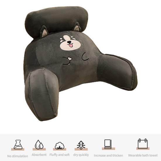 Cartoon Shape Lumbar Support Pillow Soft Large Backrest Waist Cushion Bed Back Cushion Dormitory Seat Pillow
