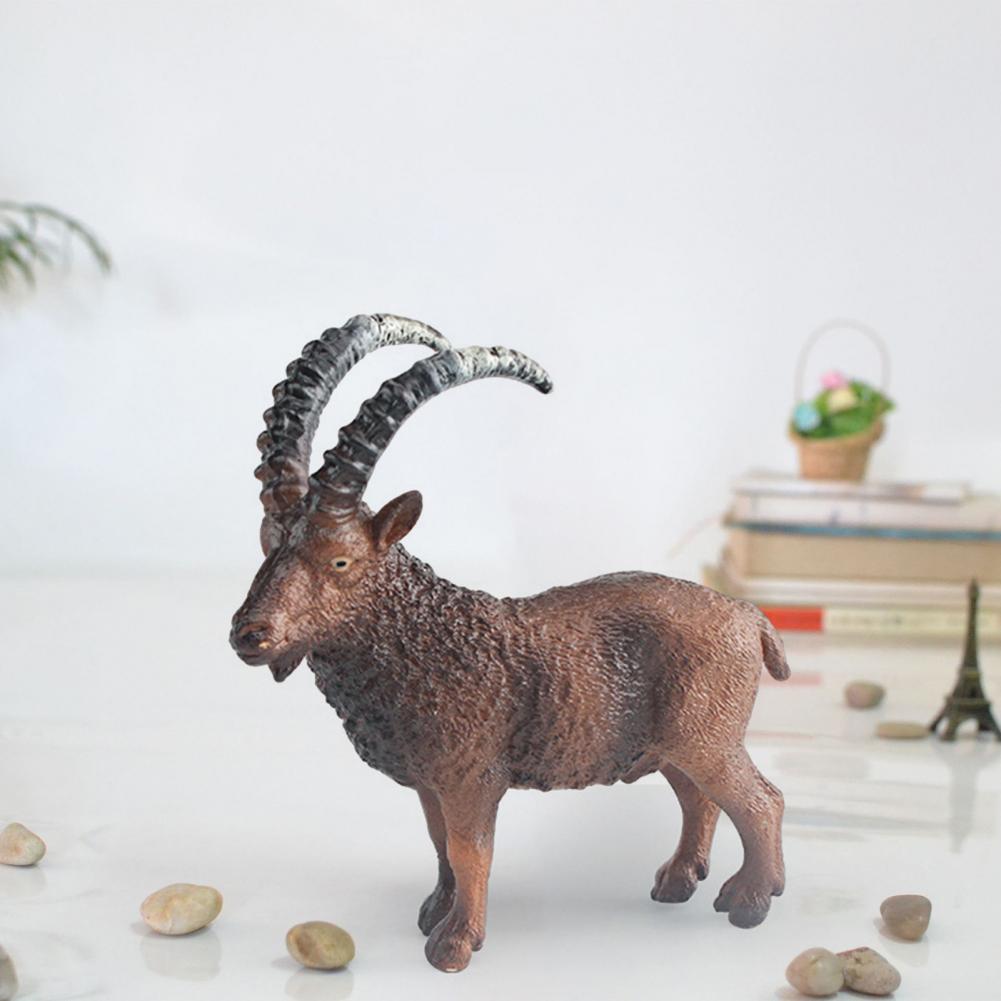 Animal Figurine Realistic Alpaca Goat Deer Ostrich Horse Forest Woodland Creatures Figure Kids Educational Wild Animal Toy