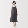 MUJI <Circulation> Women's Breathable Camisole Dress, BC2QAA6S, Charcoal Gray, S