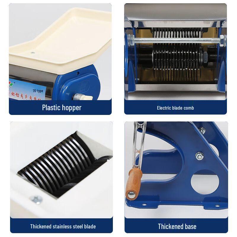 Xiyuping Elektrisk & Manuell Rostfri Stål Köttprocessor