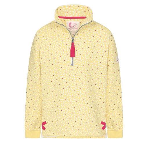Lazy Jacks Girls Printed Quarter Zip Sweatshirt