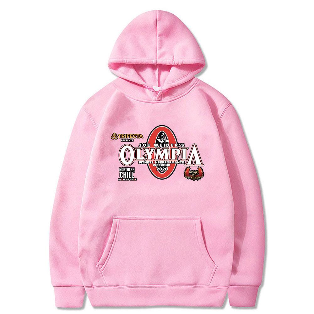 Olympia Gym Fitness Pump Cover Grafikdruck Hoodie Herren Lässig Übergroßer Kapuzen-Trainingsanzug Herren Damenmode Vintage Hoodies