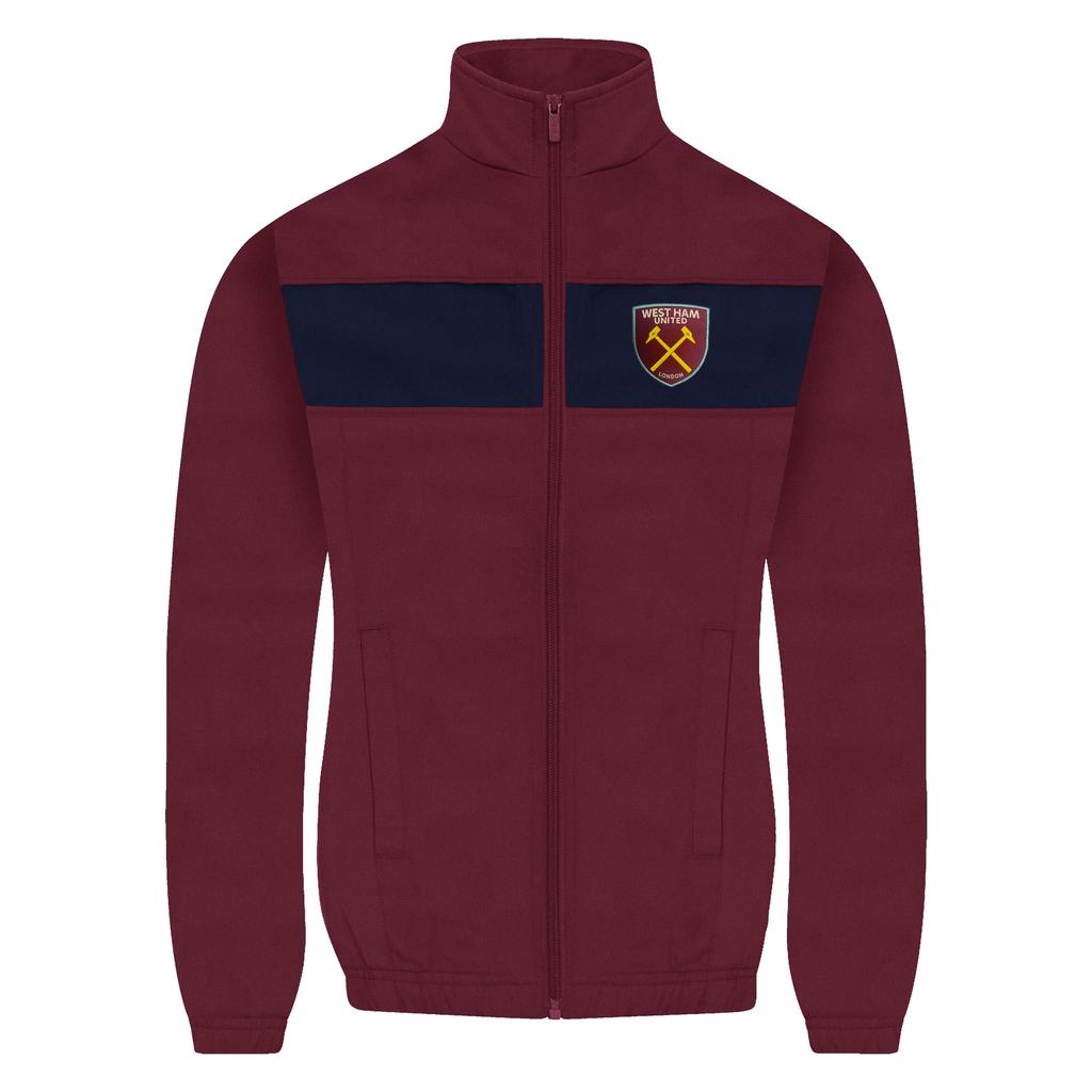 West Ham United FC Boys Contrast Striped Tracksuit
