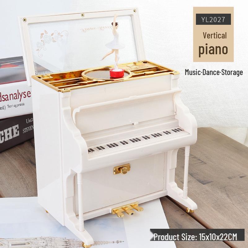 Mini tanzender Mann rotierende Spieluhr: Nähmaschine, Grammophon, Schreibmaschine Design