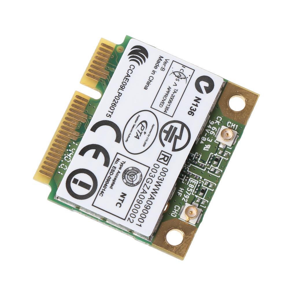 Atheros AR9287 AR5B97 WLAN Mini PCI-Express für Window XP/Win 7 8 10 32 64 Drahtlose WiFi-Netzwerkkarte