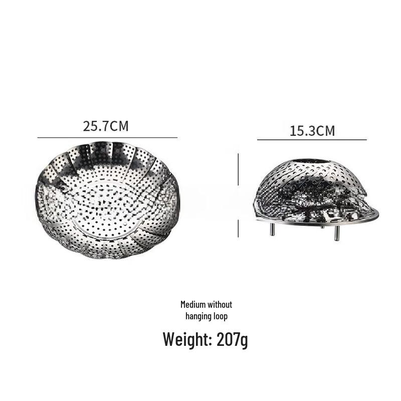 Ru Han Ret retractable foldable stainless steel steamer rack