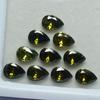 NATURAL Ceylon Green Sapphire Pear Shape 6x4mm CERTIFIED 9 Pcs Gemstones Lot