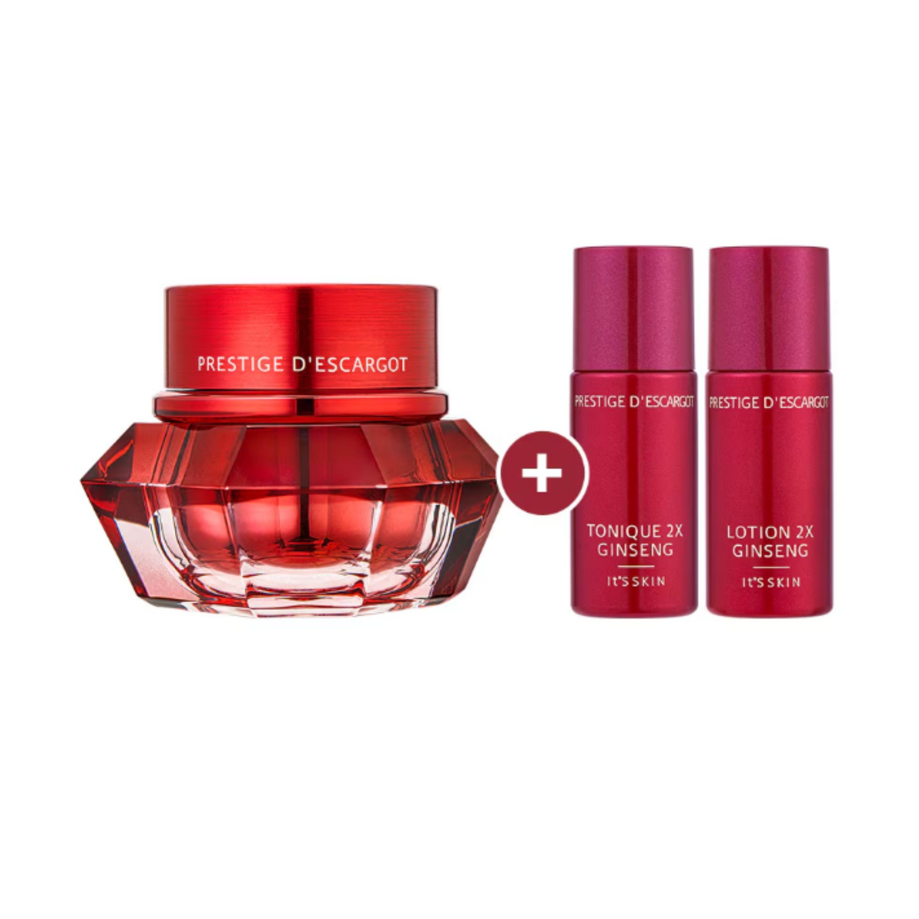 Prestige Creme 2X Ginseng Descargot (Creme 60ml / Tonique 25ml / Lotion 25ml)