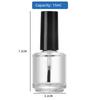 Factory Direct Sales In Stock Nail Polish Bottle Empty Glass Bottle Brush with Lid Nail Polish Sub-Packaging Blush Glue Medicine Bottle Lot