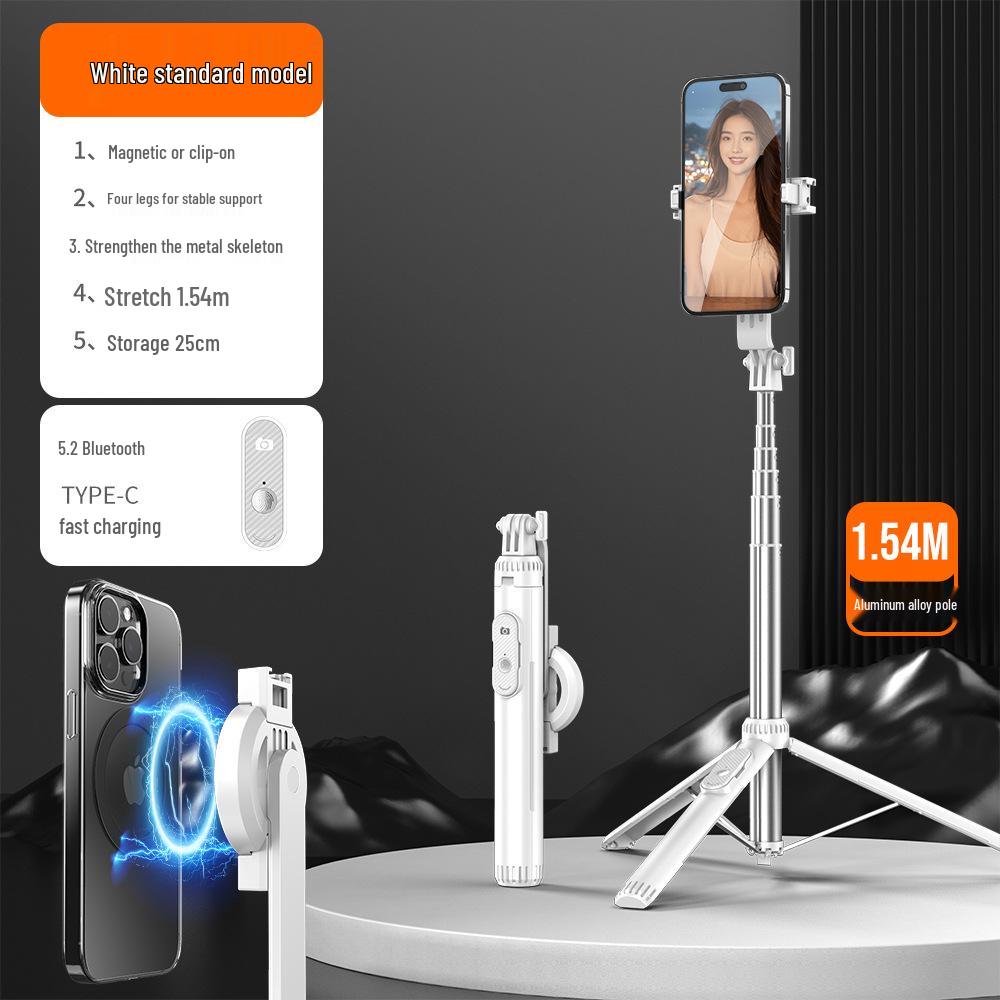 P160 Multifunctional Bluetooth Selfie Stick & Tripod with Universal Mount for Videos and Live Streaming