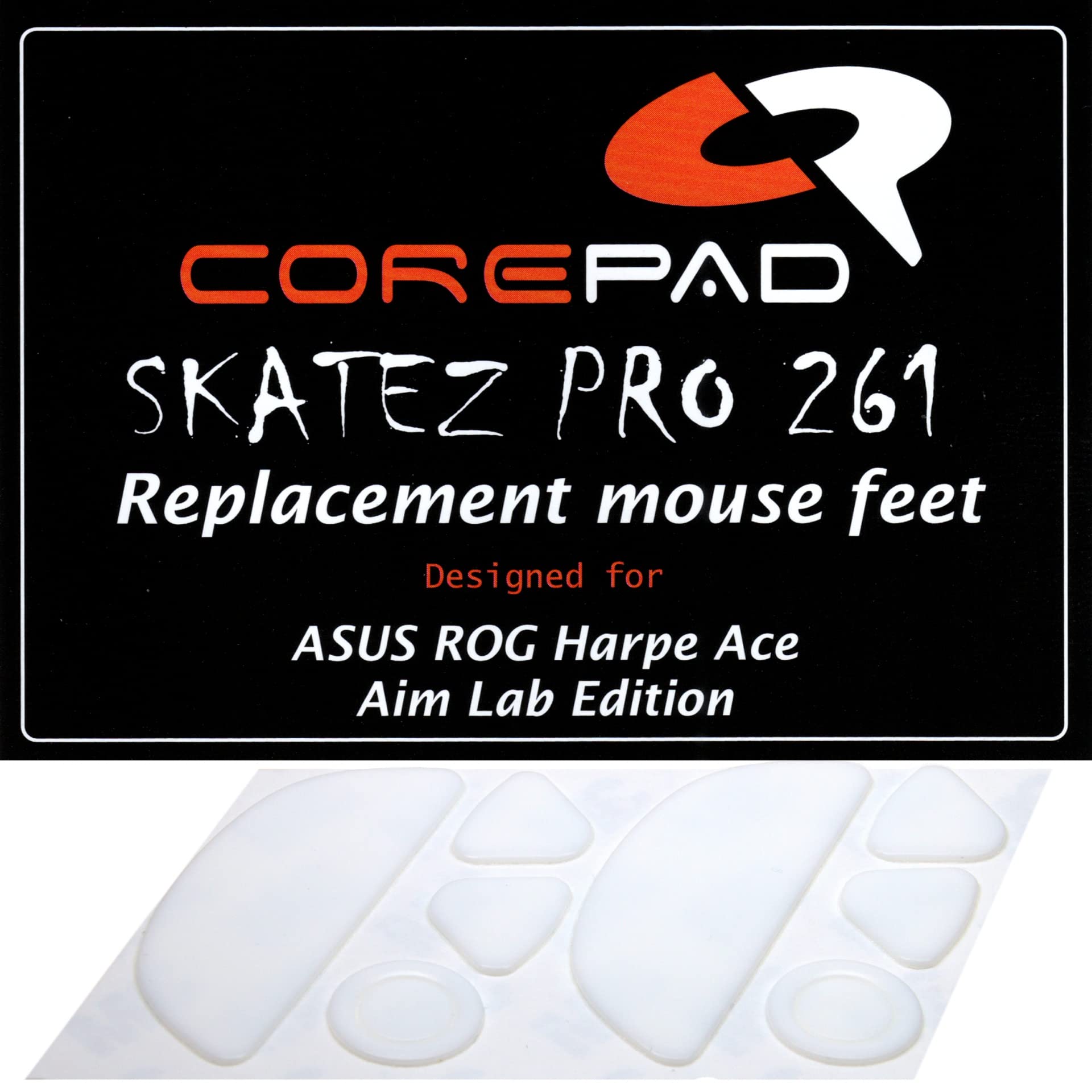 

Corepad Skatez PRO Mouse Soles for ASUS ROG Harpe Ace Aim Lab Edition (2-pack)