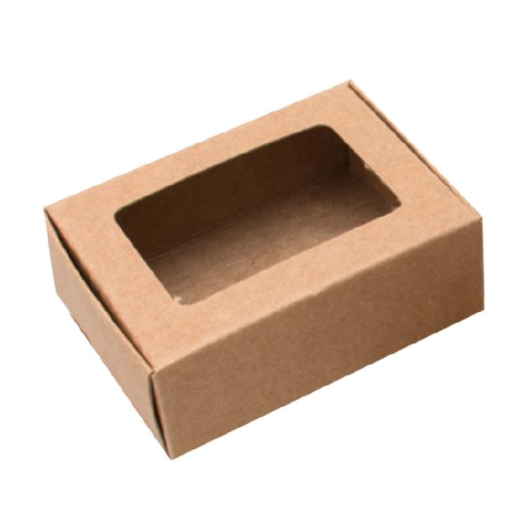 

60 Count Small White Cardboard Boxes With display Window For Organizing Jewelry And Snacks
