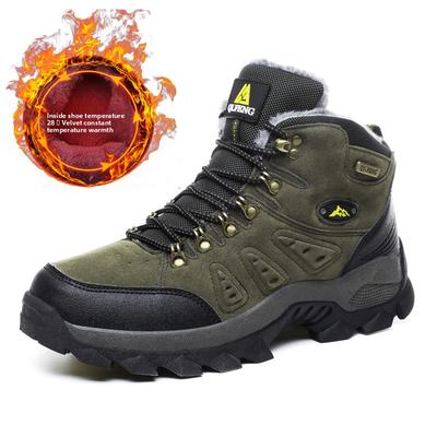 Large Size 48 Hiking Boots Women Summer Winter Outdoor Warm Fur Non Slip Fashion Women Footwear Boys Outdoor Work Ankle Boot Fal