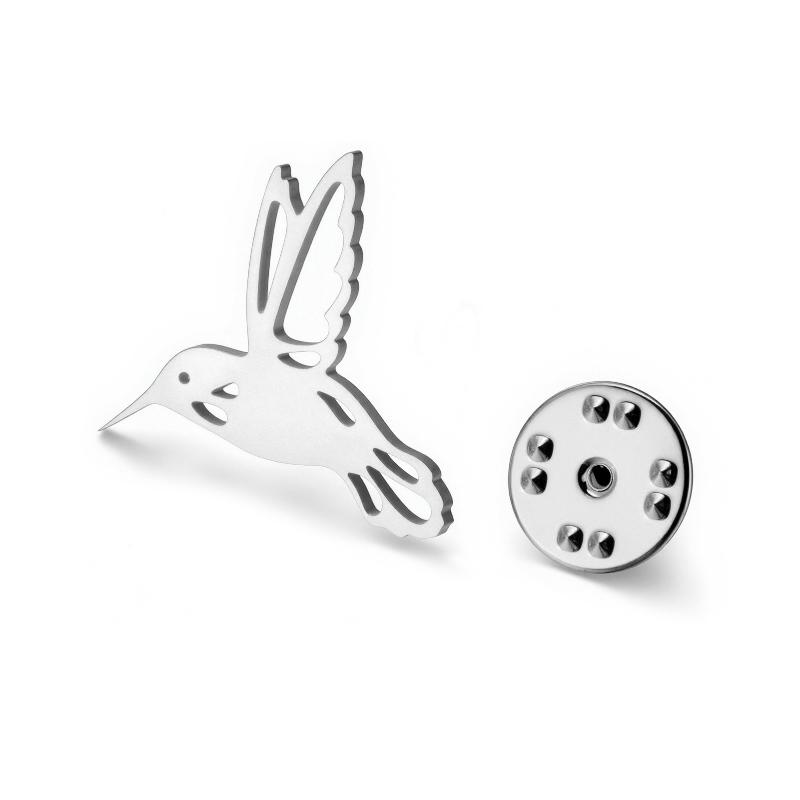 Edelstahl Kolibri Adler Falke Metall Brosche Tier Anstecknadeln Für Männer Frauen Syrisches Nationales Emblem Abzeichen Schmuck Geschenk