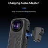 Professional Microphone Sound Adapter Type C 3.5mm Port Charging Adapter For X4 Action Camera Recording Accessories