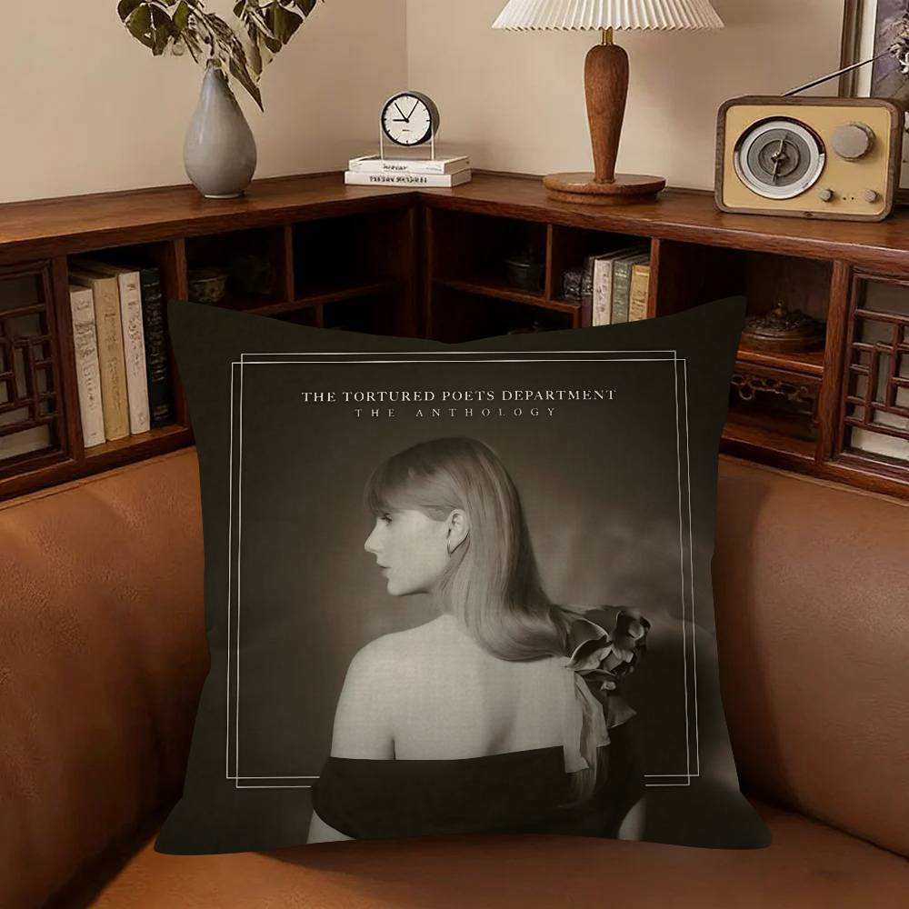 Pillow Cover Sofa Cushion Cover Home Room Decoration Children Gift Singer T-Taylor Album Swift
