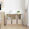 Sideboard with Drawers Sonoma Oak 88.5 X 27.5 X 63.5 Cm