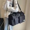 Large Capacity Lightweight Nylon Travel Bag With Shoe Compartment For