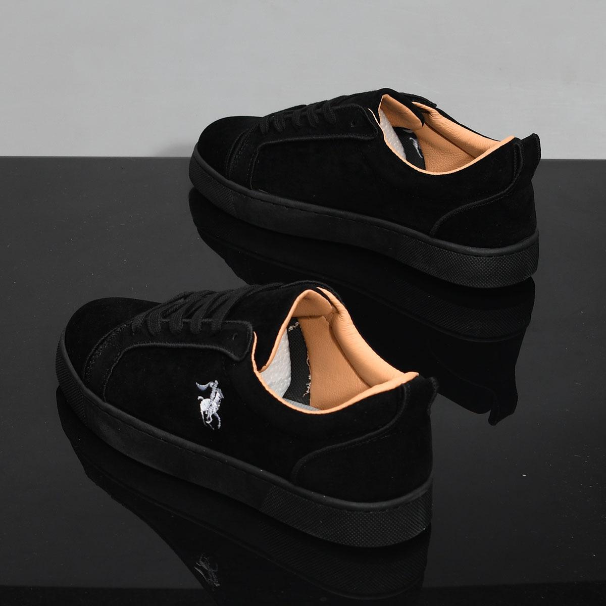 

Summer German training shoes men s new breathable, deodorant and wear-resistant Forrest Gump shoes black sports and leisure board shoes tide 1 44