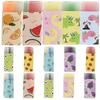 Toyvian Pencil Erasers Colorful Pencil Erasers for Elementary School Students Lightweight PVC Material for and Office Use 15-Pack Kids' Cartoon-Style