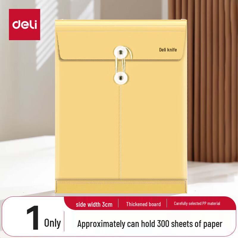 Deli A4 Waterproof PP File Bag