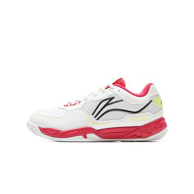 Li Ning Badminton Serie Synthetikleder Bequem Mode Rutschfest Stoßdämpfend Atmungsaktiv Low-Top Trainingsschuhe Herren Sneaker AYTV002-3
