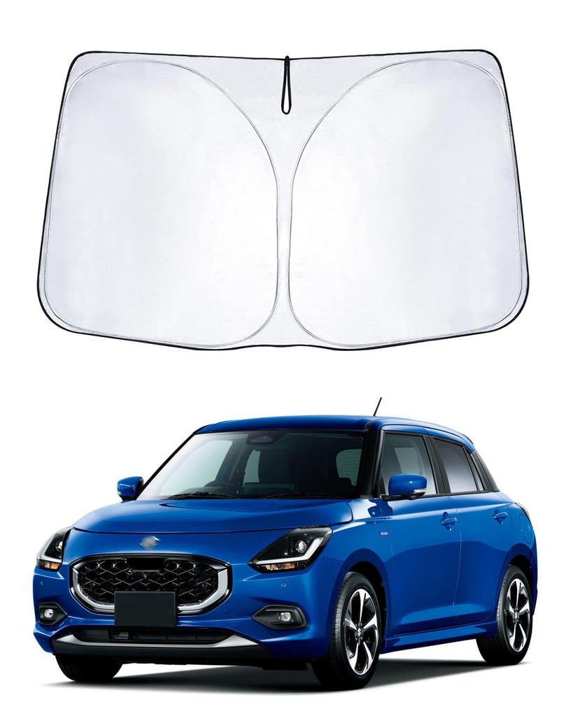 YYANBB Suzuki Sport ZC Model Car Windshield UV No Suction Cups Ideal for Car Camping Swift/Swift Sunshade, Sunshade, Parasol, Protection, Foldable,