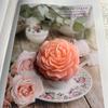 Peony Flower Shaped Aromatherapy Candle – Gift for Birthdays and Special Occasions
