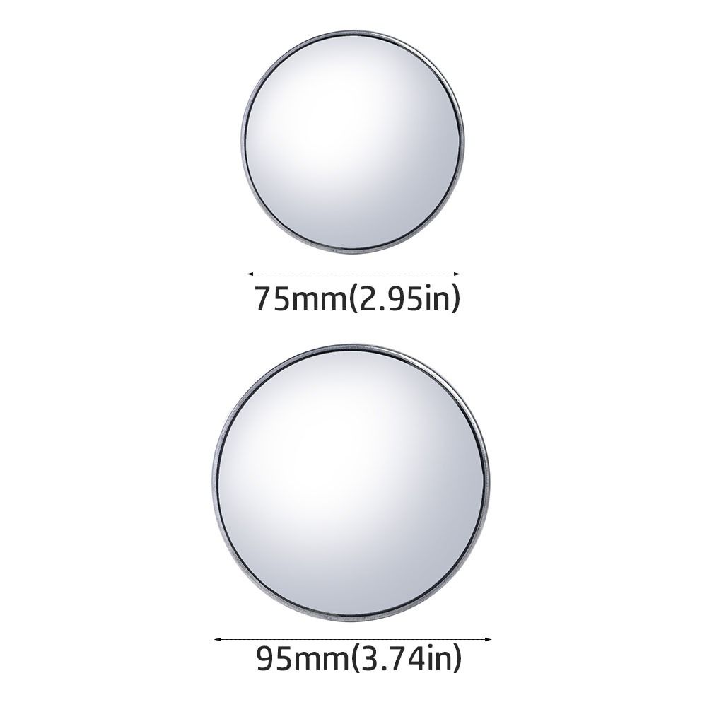 HD Convex Truck Bus Round Blind Spot Mirror Wide Angle Rear View Mirror  Auto Accessories