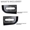 Copertura Trim Cornice Sostituzione Griglia Fendinebbia Nero Lucido Defender 90 110 130 L663 2020- LR129432 LR129431