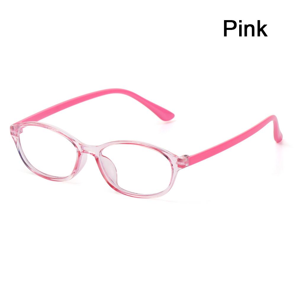 Kids Anti-Blue Light Glasses Children Boys Girls Round Ultra Light Frame Glasses Computer Protection Anti-Fatigue Eyeglasses