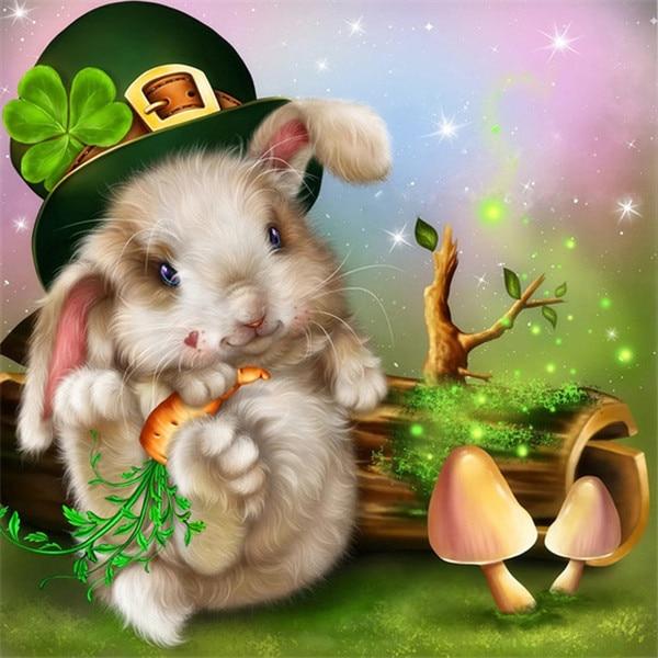 Diamond Painting Mouse Full Square Round New Arrival 5D DIY Diamond Embroidery Animal Handicraft Halloween Decoration