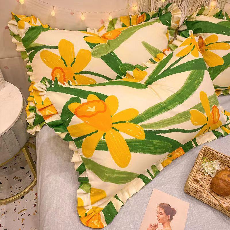 

Пара наволочек из чистого хлопка, весенне-осенние, большого размера 48x74cm