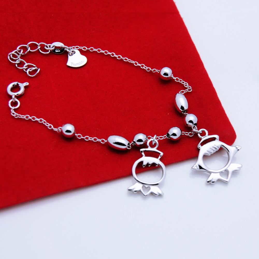 Cute Fairy Tale Doll Bracelet Platinum Plated Simple Temperament Chain Cold Wind Jewelry