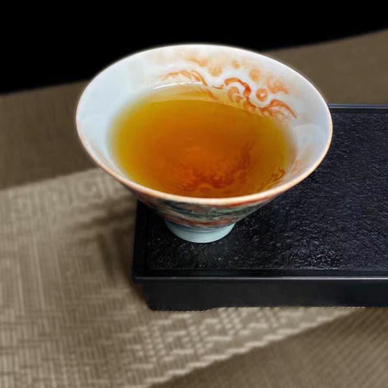 Tazza da tè cinese in porcellana Jingdezhen insolita estetica smalto ceramico fatto a mano Loong cerimonia ceramica Per kung fu