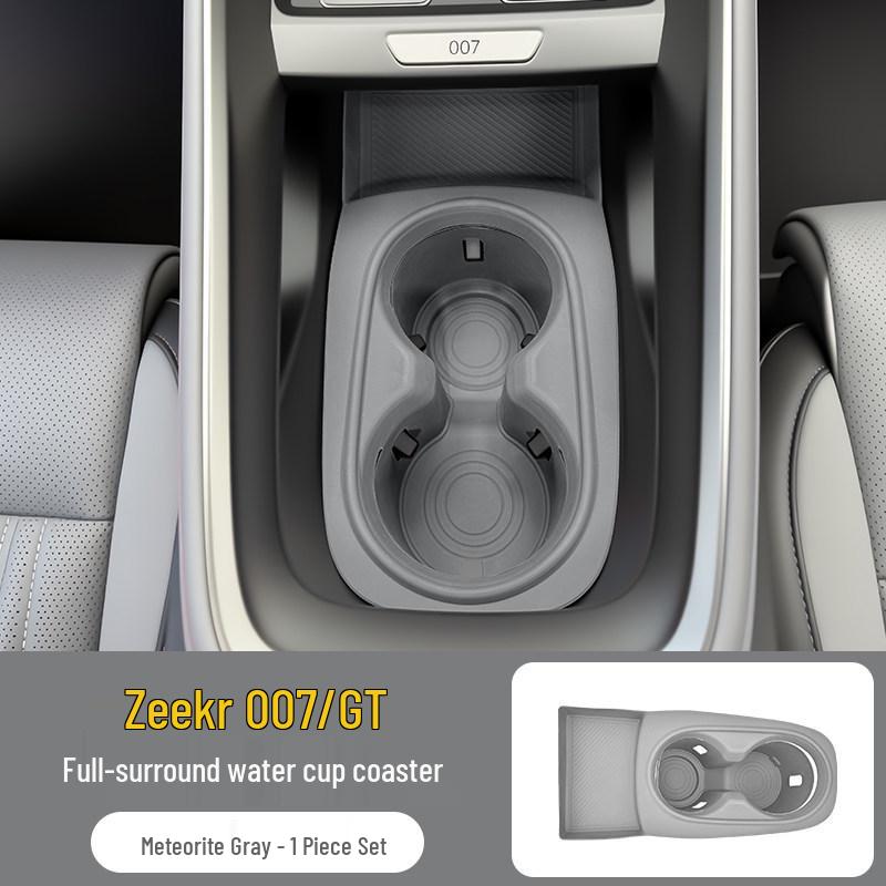 Silicone Protective Pad for Zeekr 007/007GT Console, Cup Holder, and Storage Slot